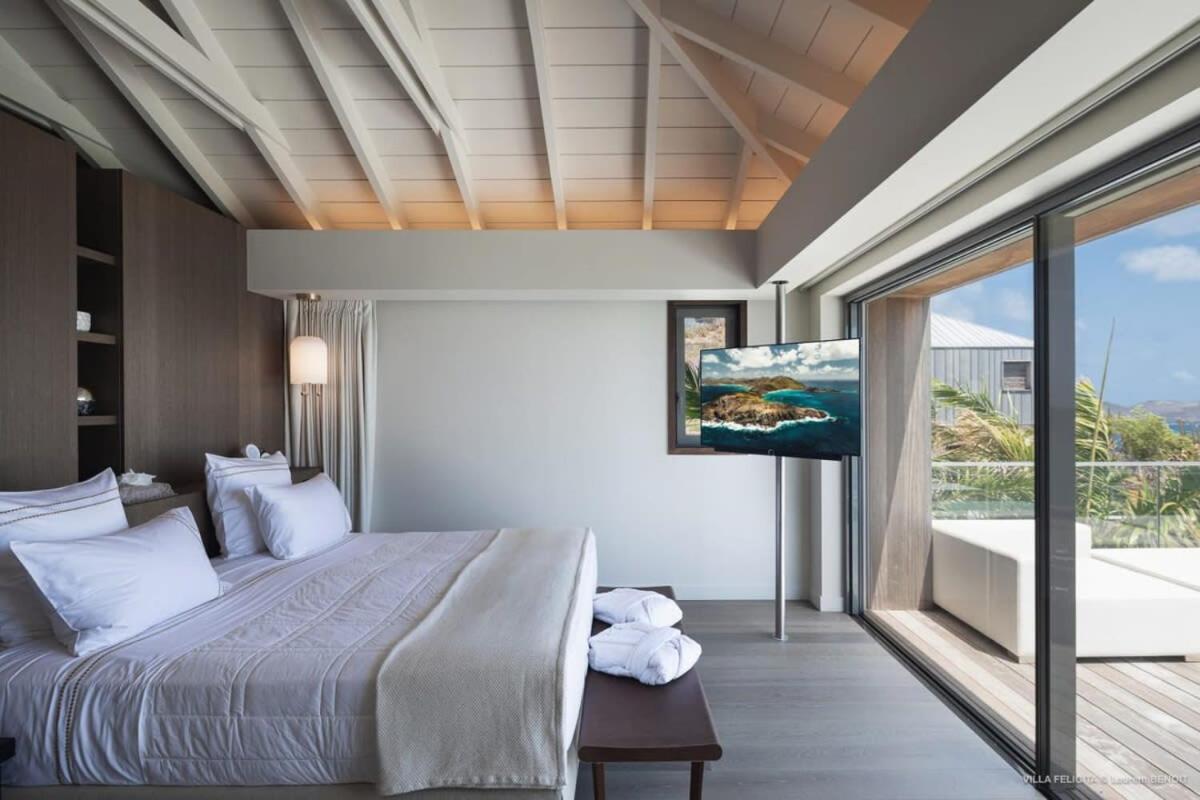 On A Hill Side Villa With Superb Amenities St. Barthelemy Extérieur photo