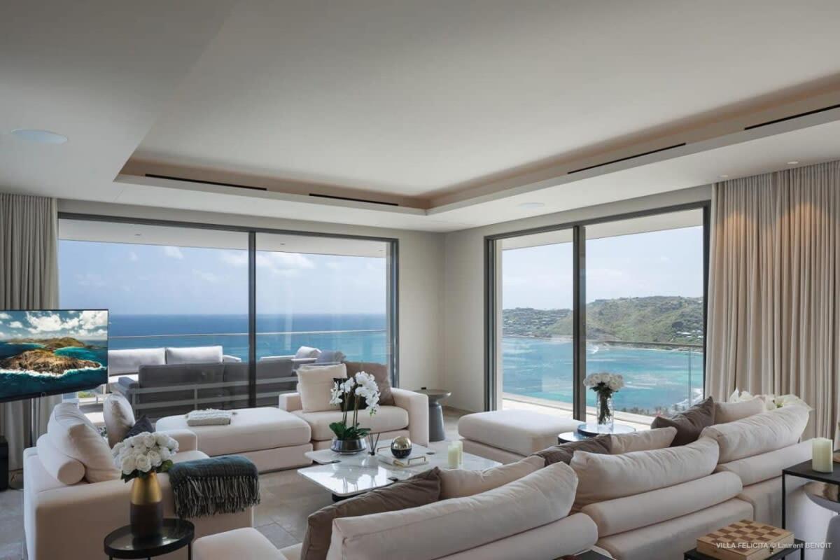 On A Hill Side Villa With Superb Amenities St. Barthelemy Extérieur photo