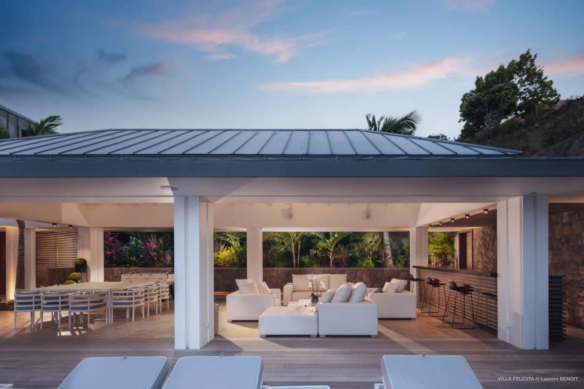 On A Hill Side Villa With Superb Amenities St. Barthelemy Extérieur photo